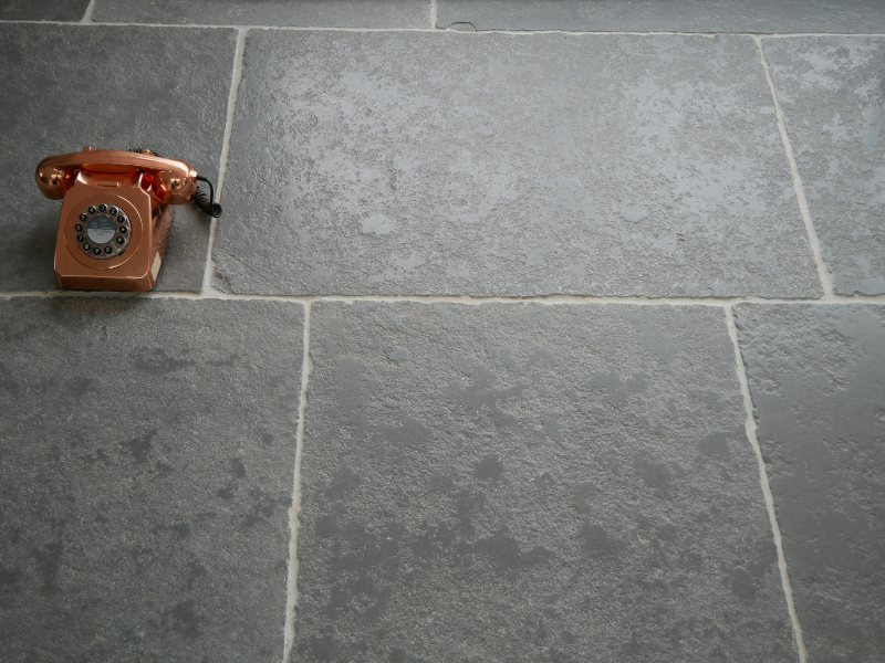 The timeless elegance of natural grey stone flooring